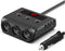 Car Cigarette Lighter Adapter, 12V/24V 120W 4 USB 3 Socket Splitter Car Chargers, LED Voltage Display On/Off Switches, Automotive Cigarette Lighte...