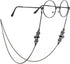 Pinksee Women Men Glasses Chain Black Bat Eyeglass Strap Holder Eyewear Retainer...