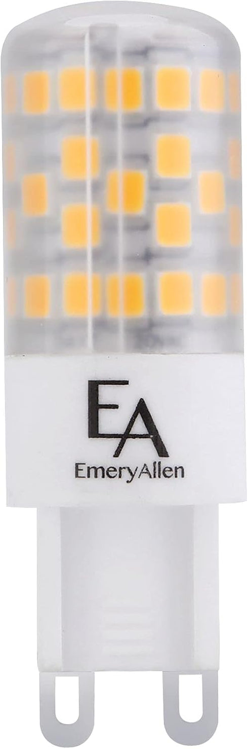 EmeryAllen EA-G9-4.5W-001-279F-D Dimmable Miniature Bi-Pin Base JA8 Compliant LED Light Bulb, 120V-4.5Watt (50W Equivalent) 450 Lumens, 2700K, 1 P...