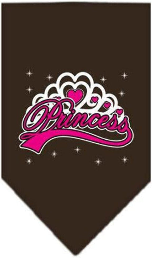 Mirage Pet Products I'm a Princess Screen Print Bandana for Pets, Large, Yellow...