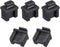 uxcell 5pcs SFP Silicone Protectors Cap Port Cover Anti Dust 14mmx12mmx17mm Black...