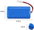 H18650CH-4S1P Vacuum Compatible for Xiaomi MI G1, Mop Essential G1 MJSTG1, SKV4136GL, MC-WRC53,Phicomm X3 Robot Vacuum Cleaner 2600mAh 14.4V...