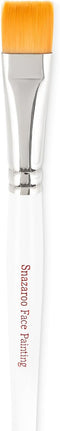 Snazaroo Professional Face Paint Brush, Large Flat, White...