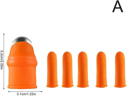 Garden Silicone Thumb Cutter Set, Separator Finger Plant Fruit Picking Tool, Fruit and Vegetable Picking Potted Plants Trim Silicone Thumb Tool fo...