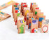 28 Pcs of Educational Wooden Toy Domino Animal Puzzles Kids Game Gift...