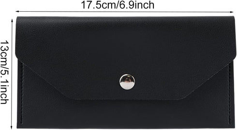 4pcs Money Bag Pouch Budget Binder,PU Leather Cash Envelopes,Money Cash Envelopes Bag,Reusable Budget Envelope Cash Dividers,Money Envelopes For C...