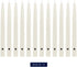 Colonial Candle Handipt Taper Candle, 10 in, White 12 count...