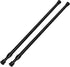 2 Pack Tension Curtain Rod 15.7-28 Inch, Small Short Adjustable Extendable Spring Loaded Rods for Windows Cabinet Blinds Closet Bedroom Kitchen Ba...