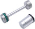 1 PC SHLPDFM Silver Barbell Oil Diverter Billet Aluminum Oil Restrictor Galley Plug Compatible with GM Gen III & IV LS Series Engines LS1 LS2 LS3 ...