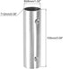 uxcell 3Pcs Straight Pipe Fitting Connector, 304 Stainless Steel 2-Way Hand Rail Tube Connector 100mm Length, for 1"(25mm) OD Handrail Railing...