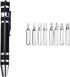 8 in 1 Multipurpose Mini Screwdriver Set Manual Pen Style Screw Driver with 8Pcs Bits Precision Repair Tools for Eyeglasses Home Improvement Compu...