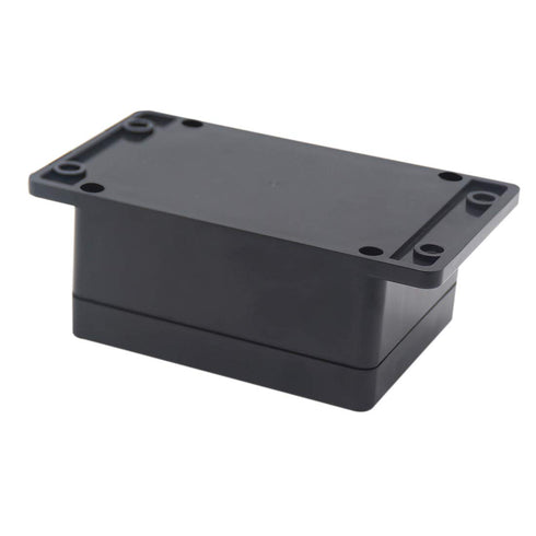 Zulkit Junction Box ABS Plastic Dustproof Waterproof IP65 Universal Electrical Boxes Project Enclosure with Fixed Ear Black 4.5 x 3.5 x 2.2 Inch (...