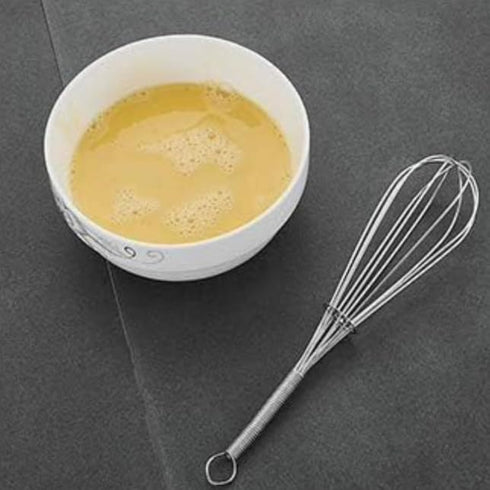 Rocky Mountain Goods Classic 8” Whisk - Heavy Duty Stainless Steel Balloon Wire Whisk for Cooking, Eggs, Baking, Food, Blending, Kitchen - Rust Pr...