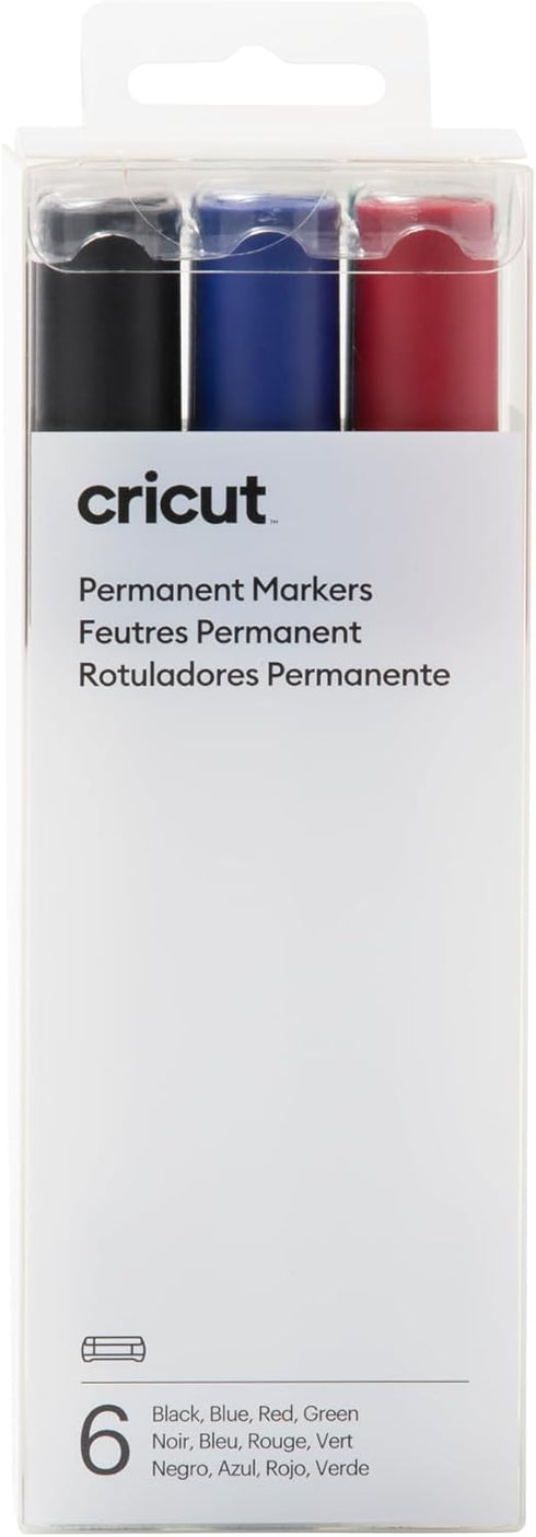 Cricut Permanent Markers 2.5 mm, Black (3 ct) - Compatible Venture, Pack of 1...