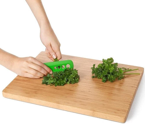 Green Leaf Herb Stripper, Vegetable Herb Eliminator Comb Kitchen Herb Leaf Stripping Tool Herb Pealer for Kale, Chard, Collard Greens, Thyme, Kitc...