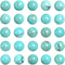 Natural Turquoise Beads for Jewelry Making Loose Stone Beads for Bracelets Necklaces Earrings Green Turquoise Jewelry Beads Bulk, 38pcs 10mm Natur...