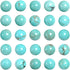 Natural Turquoise Beads for Jewelry Making Loose Stone Beads for Bracelets Necklaces Earrings Green Turquoise Jewelry Beads Bulk, 38pcs 10mm Natur...