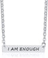 Jude Jewelers Stainless Steel I am Enough Inspirational Mantra Statement Collar Necklace...