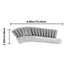 SPARTA Plastic Cutting Board Scrub Brush with Hanging Hole for Washing Cutting Boards, 6 Inches, Black...
