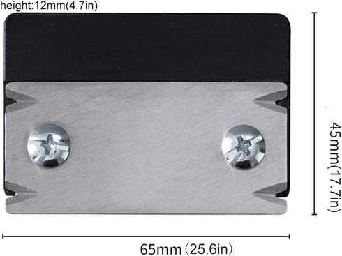 Woodworking Edge Trimmer, Hand Planer Edge Bander for Burrs,Edge Corner Planer,Wood Chamfering Fillet Scraper,Edge Banding Cutter for PVC ABS Mela...