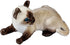 Cute Simulation Siamese Cat Plush Toy Realistic Lifelike Siamese Cat Kitty Stuffed Animals Model Doll Gift Collection for Kids...