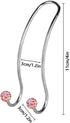 SAVORI Auto Hooks Bling Car Hangers Organizer Seat Headrest Hooks Strong and Durable Backseat Hanger Storage Universal for SUV Truck Vehicle 2 Pac...