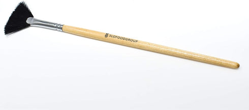 Slofoodgroup - Gilding Fan Brush - Size 2 - Fan Brush for Gold and Silver Application - Fan Style Brush Top for Gold and Silver Projects...