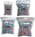 ABS Colorful Acrylic Round Beads Imitation Faux Pearls String NO Hole 4-10MM Mixed Color for Craft DIY Jewelry Making (6MM Mix Color(About 900pcs)...