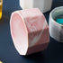 Paper Clip Holder Ceramic Marbling Paper Clip Dispenser for Desk Paper Clip Organizer Office Binder Clip Holder (White)...