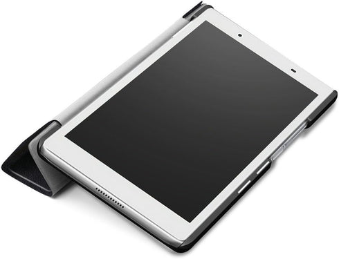 Custer Case for Lenovo Tab 4 8 TB-8504F TB-8504N,Ultra-Thin PU-Leather Hard Shell Cover for Lenovo Tab 4 8 TB-8504F TB-8504N - Black...