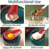 6in1 Multifunctional Kitchen Cooking Spoon- Kitchen Gadgets Strainers for egg yolk Separator- Grater Masher- Colander Skimmer Scoop- for Mashing, ...