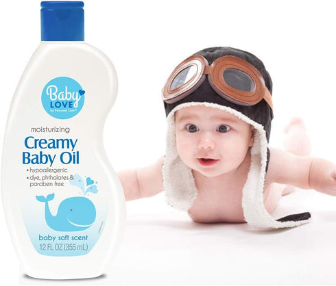 Soft & Soothing Baby Oil, 12 Ounce...