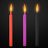 6 Pcs Low Temperature Candles, Fengek 7 Inch Low Heat Candles Romantic Wax Dripping, 5 Color...