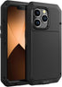 Marrkey for iPhone 13 Pro Max Case,360 Full Body Protective Cover Heavy Duty Shockproof Tough Armour Aluminum Metal Case with Silicone Built-in Sc...