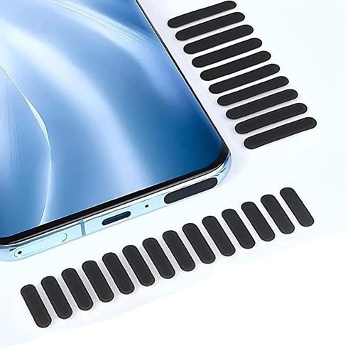 iPhone Speaker Dust Protector Stickers Set, Phone Speaker Protector Net with Cleaning Kit for Mobile Speaker Dust Protector Anti Dust Plug (24 Pie...
