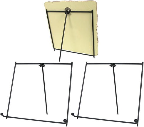Black Folding Metal Easel Pack of 3 Traditional Tabletop Stands Each easel measures 5"H X 5"W...