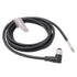 M12 A Code Right Angle 8 pin Female to Open Shielded Industrial Aviation Sensor Cable for Automation Control I/O Fieldbus Module Device Network (R...