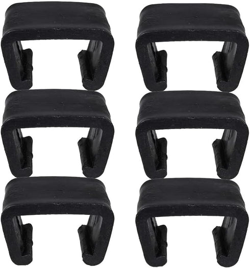 SUQ I OME 6 Pack of Outdoor Patio Wicker Furniture Clips Sectional Sofa Rattan Furniture Clamps Chair Fasteners,Connect The Sectional or Module Ou...