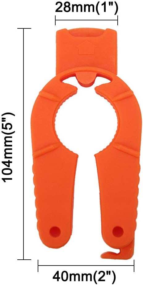 Senzeal 2pcs Multifunctional Can Opener Plastic Water Bottle Jar Twist-Off for Weak Hands Elderly Seniors Arthritis Bottle Gripper Lid Seal Remove...