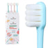 [Upgrade Version 4 Pack Micro Nano Extra Soft Toothbrush for Adult,20000 Soft Bristle Toothbrush for Sensitive Teeth or Gum Clean Effectively?Espe...
