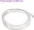 DMiotech 8mm ID 10mm OD Clear PVC Tube Flexible Transparent Hose Vinyl Tubing for Water,Air, Oil Tube,3.28ft Length...