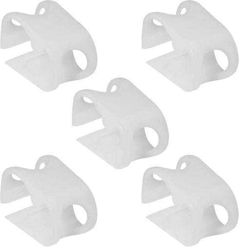 5 Pcs Plastic Tubing Clamps, Small Hose Shut Off Clamps for 1/8" - 1/4" Tube O.D., Water Flow Control Hose Clip Laboratory Pinch Valve...