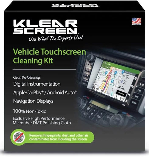 Premium Navigation Screen Cleaner 2oz Spray Bottle Great for Large Nav Screens in Cars 2 Bonus Cloths Included Made in The USA......