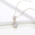 UDYLGOON UDORA Teardrop Cubic Zirconia Drop Earrings Necklace Bridal Jewelry Sets Wedding Prom Gifts For Bridesmaid...