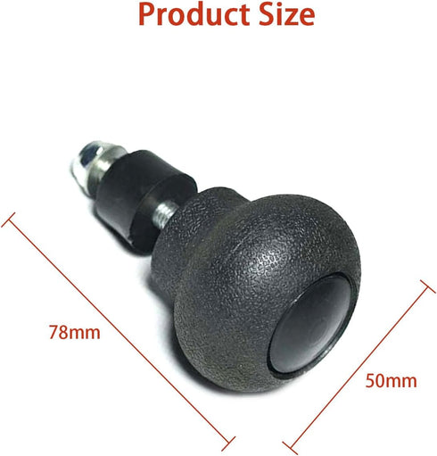 RUIFUU 2Pcs Steering Wheel Knob Spinner, Steering Wheel Power Handle Spinner Knob Turning Aid Ball Tractor Forklift Accessories for Tractors, Fork...