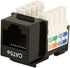 Monoprice Cat5E Punch Down Keystone Jack, Black (105370)...