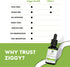 Ziggy Health Herbathione - Organic Liquid Tincture, Glutathione Supplement, Immune Support, Liver Detox Cleanse Antioxidant, Brain & Cardiovascula...