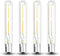 Bonlux LED T6.5 Exit Sign Clear Light Bulbs, 2W E17 Intermediate Base T6.5 LED Appliance Bulb (20W Incandescent Equivalent) for Refrigerator Freez...