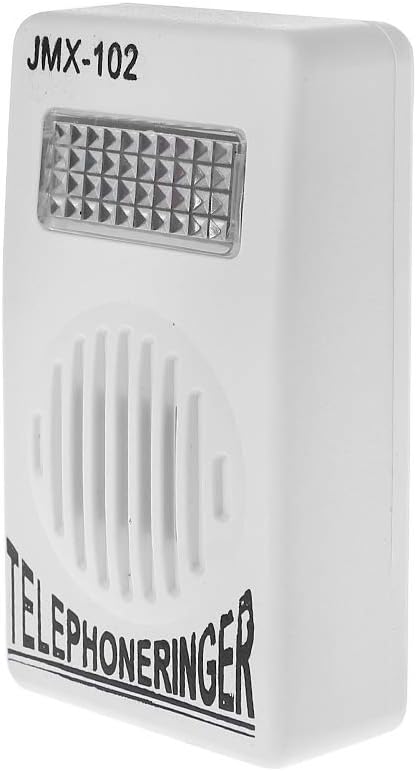 Phone Accessories,Telephone Ringer Phone Amplifier Ring Speaker Strobe Light Flasher Bell Extra-Loud Sound Wall Hanging...