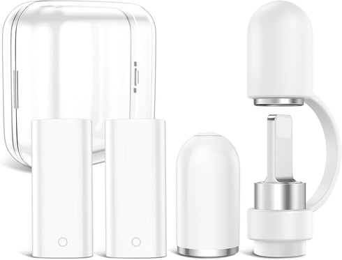 iMangoo 2 Pack Lightning Charging Cable Adapters for Apple Pencil 1st Generation Magnetic Replacement Cap Silicone Protective Cap Holder for iPad ...